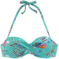 Sunseeker Bikinioverdel 'Jam' jade / blandingsfarvet