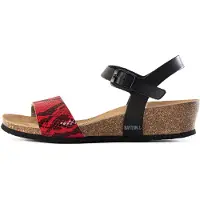 Bayton Sandaler med rem 'Wodonga' rød / sort