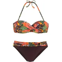 Vivance Bikini choko / gul / grøn / orange