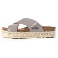 Bayton Pantoletter 'Penelope' grå / sort