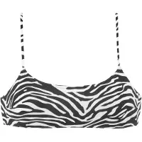 Venice beach Bikinioverdel sort / hvid