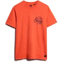 Superdry Superdrytil mænd. M1012024A Copper Label Chest Graphic T-shirt orange (S), Casual, Bomuld, Korte ærmer