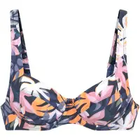 LASCANA Sportsbikinioverdel navy / orange / lys pink / hvid