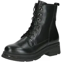Caprice Bootie, black, made of Leather with Block heel, Size 36