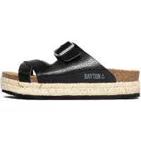 Bayton Pantoletter 'Tenerife' grå / sort