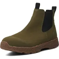 Woden Chelsea Boots mørkegrøn / sort