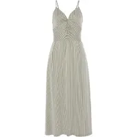 LASCANA Sommerkjole oliven / hvid