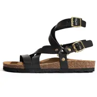 Bayton Sandaler med rem 'Armidale' guld / sort