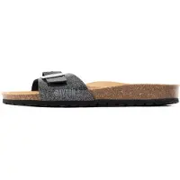 Bayton Pantoletter 'Zephyr' karamel / sort