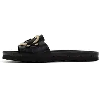 Bayton Pantoletter 'Siam' guld / sort