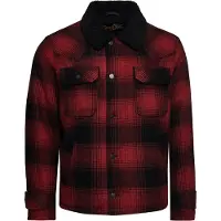 Superdry Superdrytil mænd. M5011680A Chore Merchant Store uldfrakke rød (XXL), Casual, Akryl