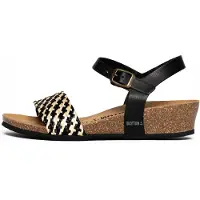 Bayton Sandaler 'LEGANES' beige / sort