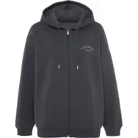 LASCANA Sweatjakke beige / antracit