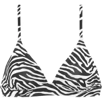 Venice beach Sportsbikinioverdel sort / hvid