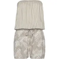 LASCANA Jumpsuit grå / hvid