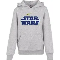 Mister tee Sweatshirt 'Star Wars' mørkeblå / gul / grå-meleret / hvid