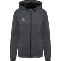 Hummel Sportssweatjakke 'AUTHENTIC PL' mørkegrå / sort / hvid