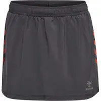Hummel Sportsnederdel grå / antracit / orange / hvid