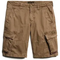 Superdry Superdrytil mænd. M7110433A Cargo shorts Core brun (32), Casual, Bomuld