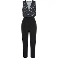 LASCANA Jumpsuit 'Apart' sort / hvid