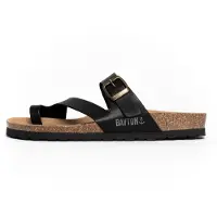 Bayton Pantoletter 'Biscaye' stone / sort