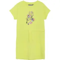 Color Kids Kjole - Polyester - Limelight m. Blomster - - 3 år (98) - Kjole