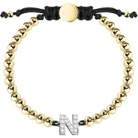 La Petite Story Boules Letter N Armbånd