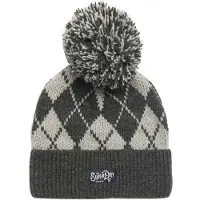 Superdry Superdryunisex. Y9010192A Grå strikket hue med print (OSFA), Casual, Akryl