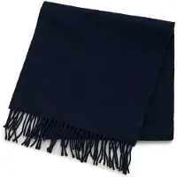 Gant Ganttil mænd. 9920203 Navy uldtørklæde (OSFA), Casual, Bomuld, Blå