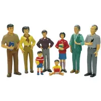 Miniland Asiatiske Familiefigurer 8 Enheder