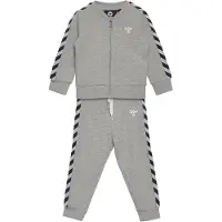 Hummel Sweatsæt - HMLBille - Gråmeleret - - 74 - Sweatsæt