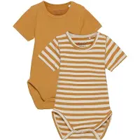 Minymo Bodyer k/æ - 2-pak - Amber Gold - - 50 - Body K/Æ