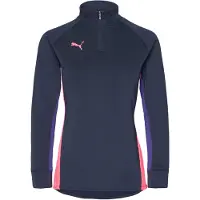 Puma Træningstrøje IndividualBlaze 1/4 Lynlås - Navy/Lilla Kvinde, størrelse X-Small