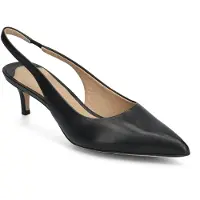 Ralph Lauren Lauren Ralph Laurentil kvinder. 802927937001 Sorte Lolah-lædersko (39), 5-8 cm, Ingen, Casual, Party
