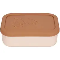 OYOY Madkasse - Yummy - Small - 700 ml - Rose/Fudge - - OneSize - Madkasse