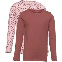 Minymo Bluse - 2-pak - Violet Ice - - 4 år (104) - Bluse