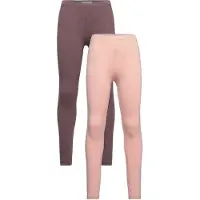 Minymo Leggings - 2-Pak - Misty Rose - - 11 år (146) - Leggings