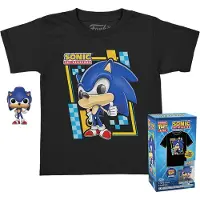 Funko POP! Sonic The Hedgehog T-shirt Med Figur Og Korte ærmer