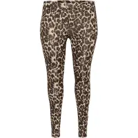 KAFFE CURVE Leggings 'Peppi' sepia / sort