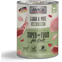 Mac'S Cat kattefoder 6 x 800 g - Lam & Kalkun