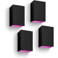 Philips Udendørsbundle: 4 Resonate Væglampe