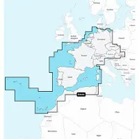 Garmin Navionics+ Søkort For Central-og Vesteuropa