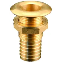 Oem Marine 2´´ Messing Skroggennemføring