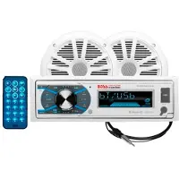 Boss Audio Systems Mr632uab+2 Mr6-højttalere+mrant10-pakke