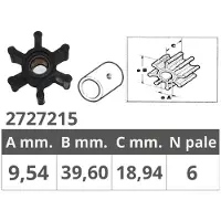 Jabsco 4528 Original Impeller