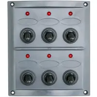 A.a.a. 3901064 Elektrisk Panel Med 6 Afbrydere