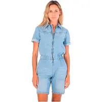 Hurley Oceancare Denim Kortærmet Romper