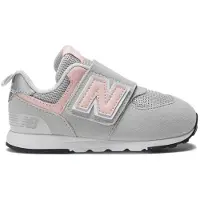 New Balance New Balanceunisex til børn. NW574V1 Træningssko 574 New-b grå (22.5 W), Fast, Velcro, Casual, børnetøj