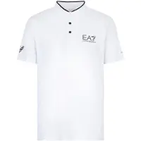 Emporio Armani EA7til mænd. 8NPT21_PJEMZ Polo Ventus7 M Serafino hvid (XXS), Sport, Tennis/padeltennis, Polyester, Korte ærmer