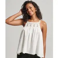 Superdry Vintage Halter Cami ærmeløs Bluse